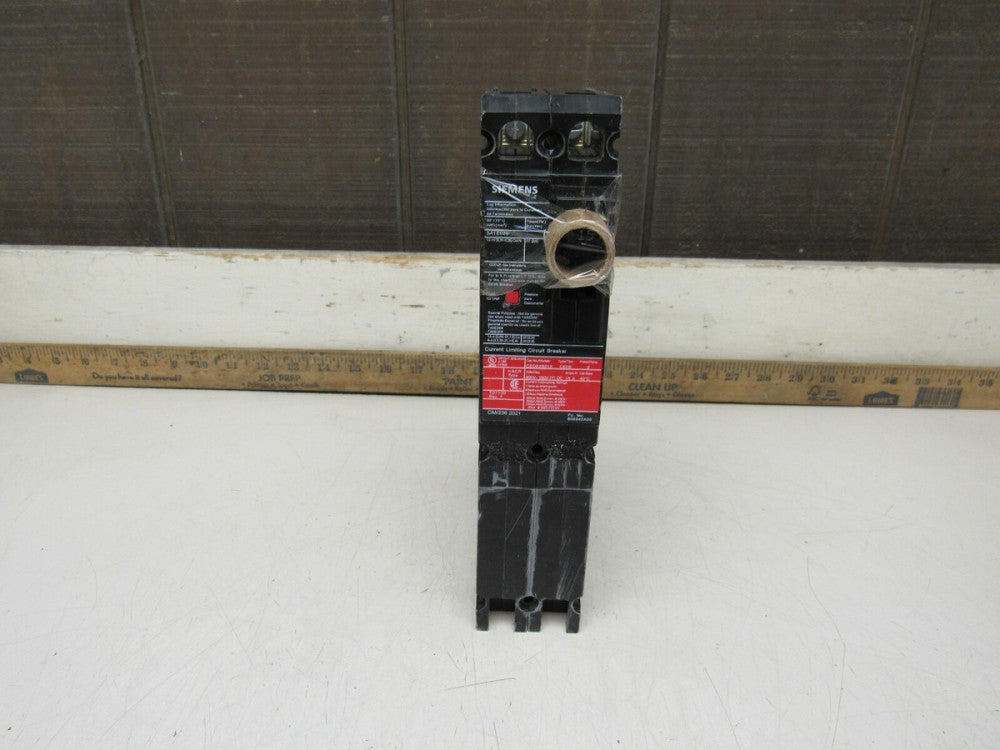 SIEMENS CED62B015, CURRENT LIMITING CIRCUIT BREAKER, 2P-125A-600V, MAKE OFFER! 