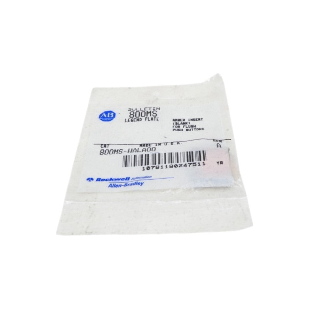 ALLEN BRADLEY 800MS-WALA00 SER. A NSMP
