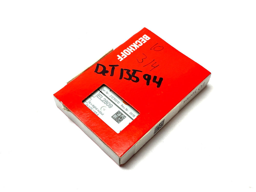 Beckhoff EL2809 EtherCAT 16-Channel Digital Output Terminal 24VDC