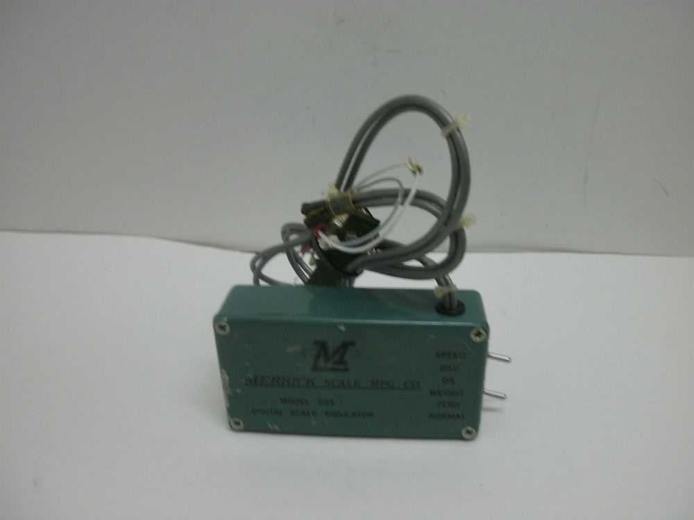 MERRICK SCALE MFG. MODEL DSS DIGITAL SCALE SIMULATOR SPEED DSC DS WEIGHT ZERO
