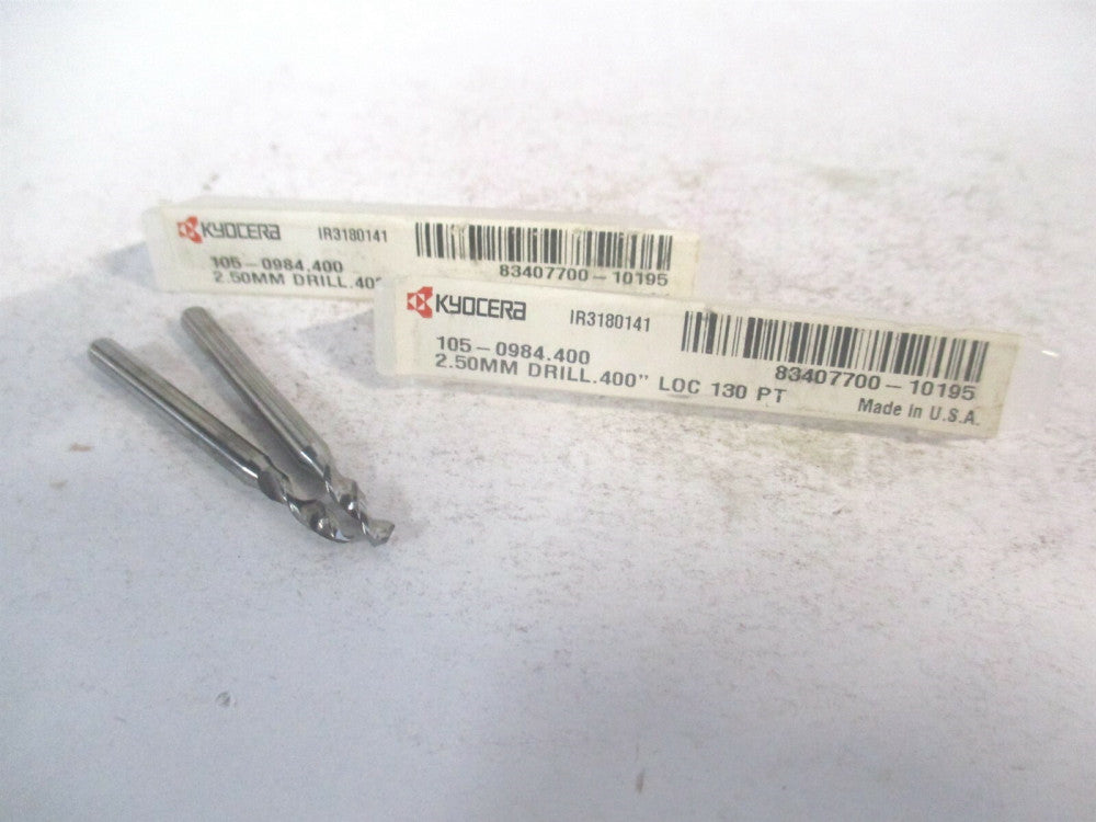 SGS (07375) 2.5mm x 1/8" x 1-1/2" OAL Spiral Circuit Board Drill Bit - Qty 2