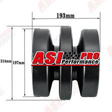Track Roller Bottom Roller fit Bobcat T870 CTL Heavy Duty Undercarriage Black