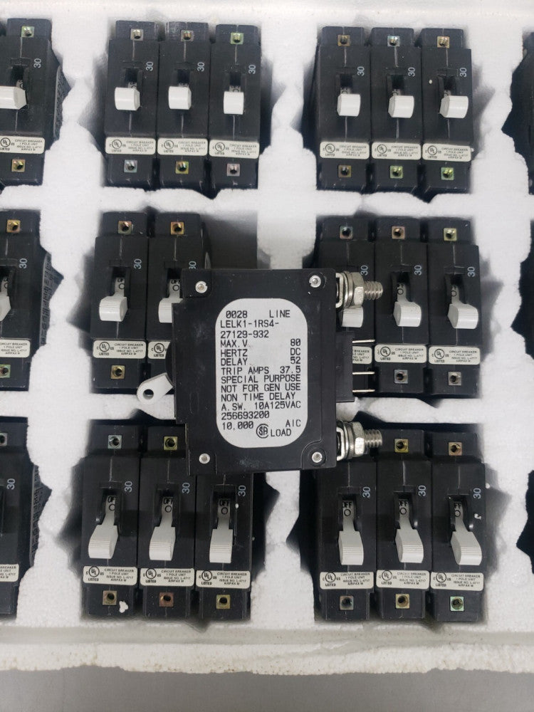 1-   LELK1-1RS4-27129-932   37.5A CIRCUIT BREAKER, AIRPAX