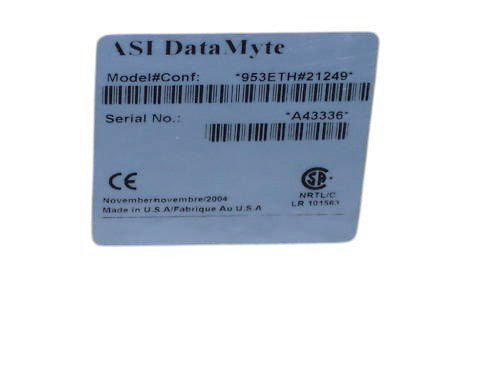 ASI DATAMYTE 953ETH#21249 NSMP