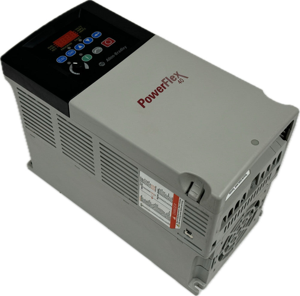 USED ALLEN BRADLEY 22B-D024N104 POWERFLEX 40 SER. A 15HP 22BD024N104