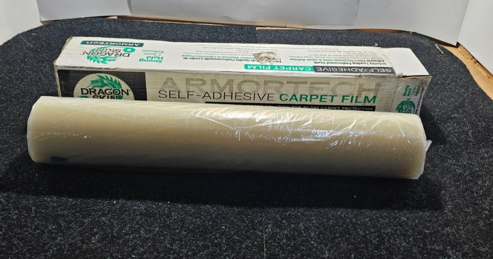 Dragon Skin, 24" x 200' Premium Carpet Protection Film, Armortech, Clear