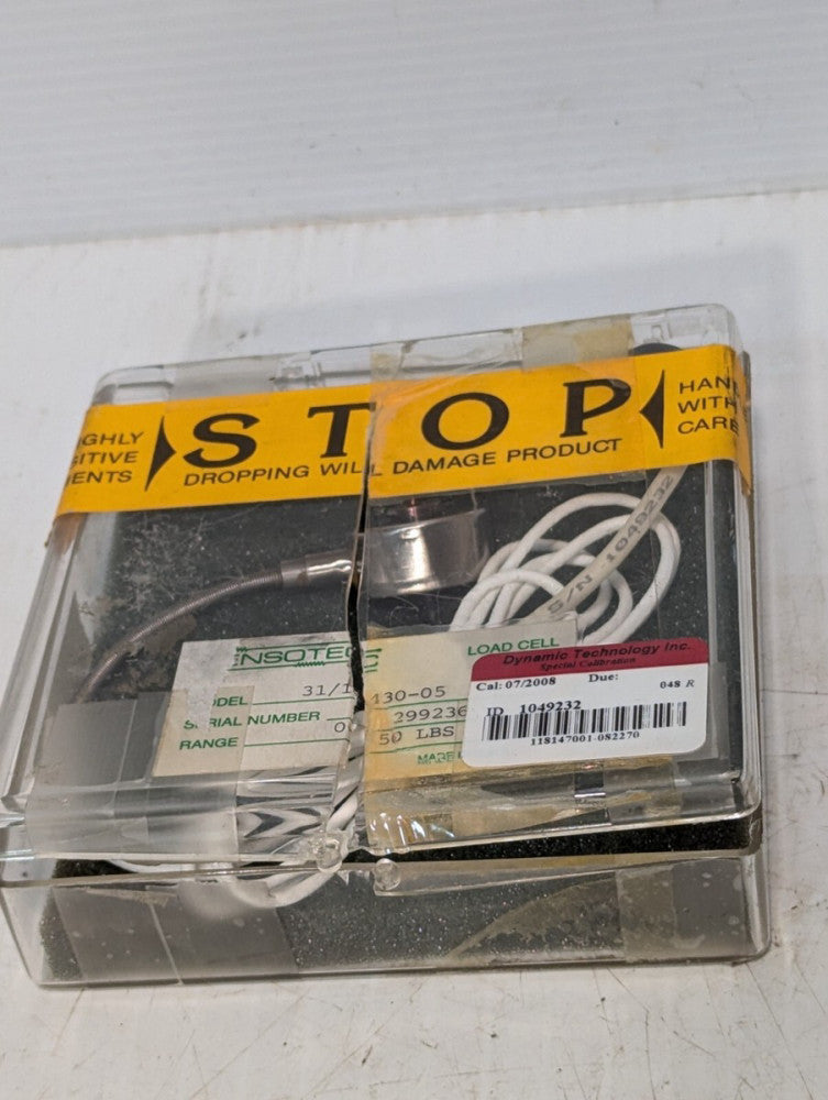Sensotec 31/1430-05 Load Cell, 50lbs+Returns