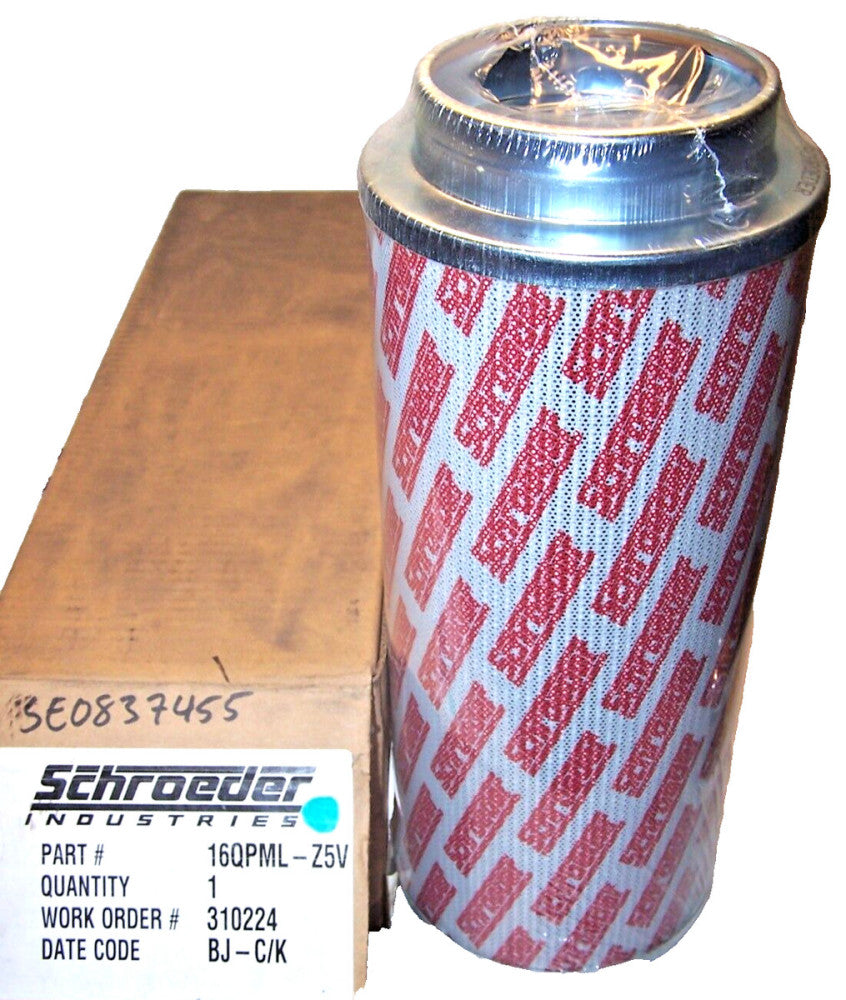 New Schroeder Hydraulic Filter Element  16QPML-Z5V