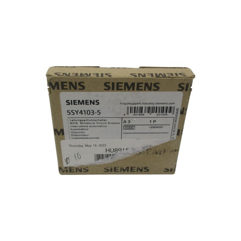 SIEMENS 5SY4103-5 230/400V 3A NSMP