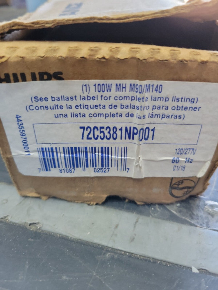 Advance 72C5381NP001 Philips 100W, 1 Lamp HID Ballast 72C5381-NP NEW OLD STOCK