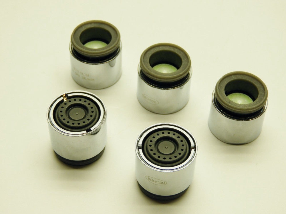 LOT of 5 Neoperl 0.5 GPM Dual Thread Faucet Aerator TAMPER PROOF A112.18.1M