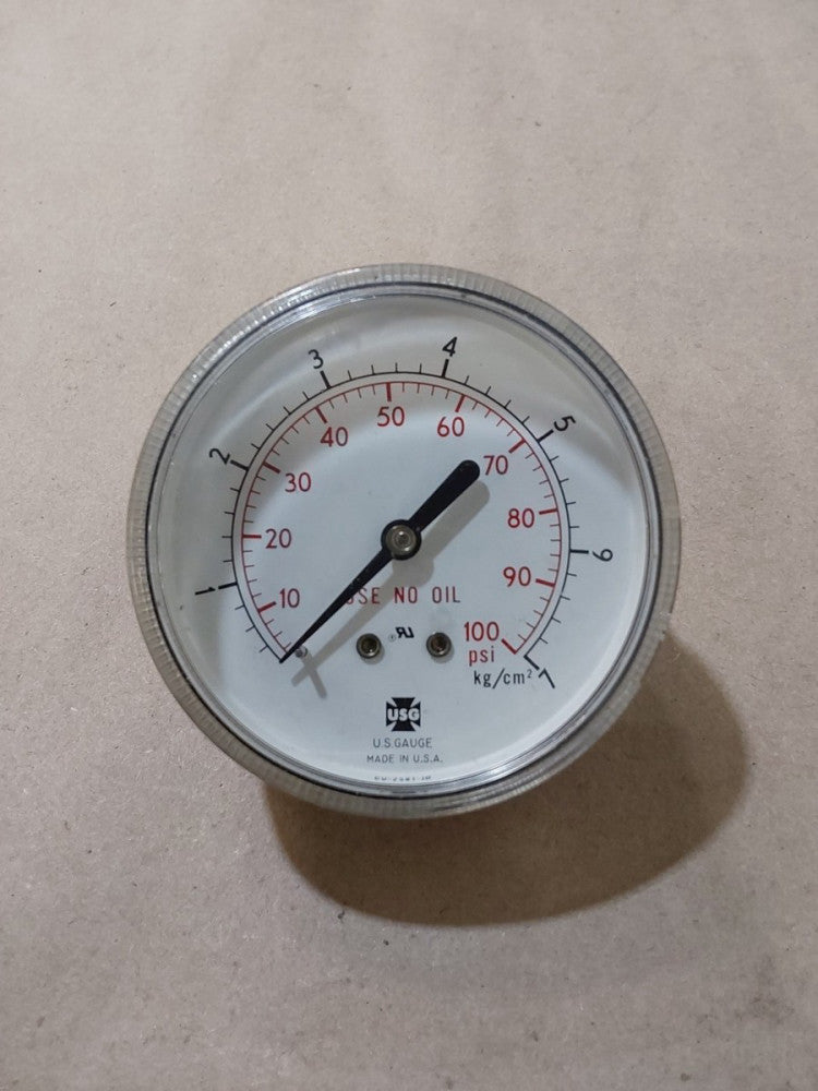 USG 0-7 Kg/Cm2 0-100 PSI Pressure Gauge 