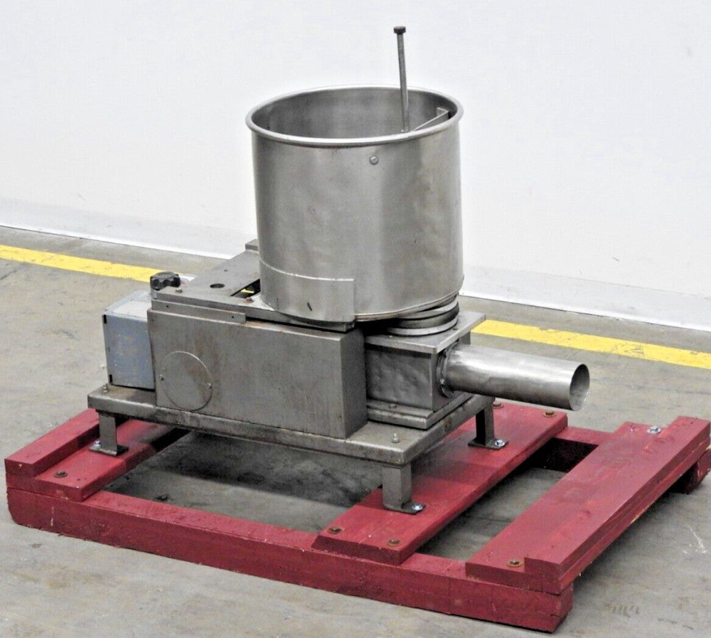 Vibra Screw Stainless Steel 2½ ft³ Hopper and Auger Feed System
