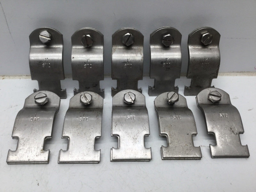 Rigid Conduit / Pipe Clamps 1” SS304, SCH 40 & 80, (Lots of 10)