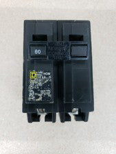 1) New Old Stock! Square D HOM260 2P 60A Circuit Breaker See Pics