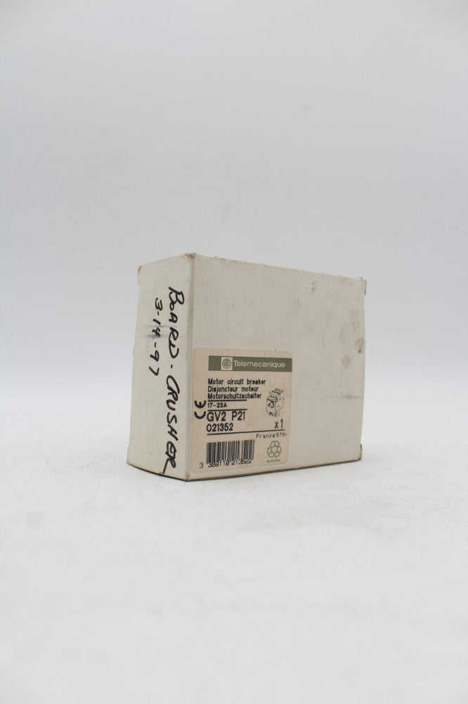 Telemecanique GV2 P21 021352 Motor Circuit Breaker