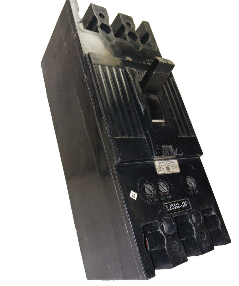 GE 125 AMP CIRCUIT BREAKER 3 POLE 600 VAC  TFJ236125