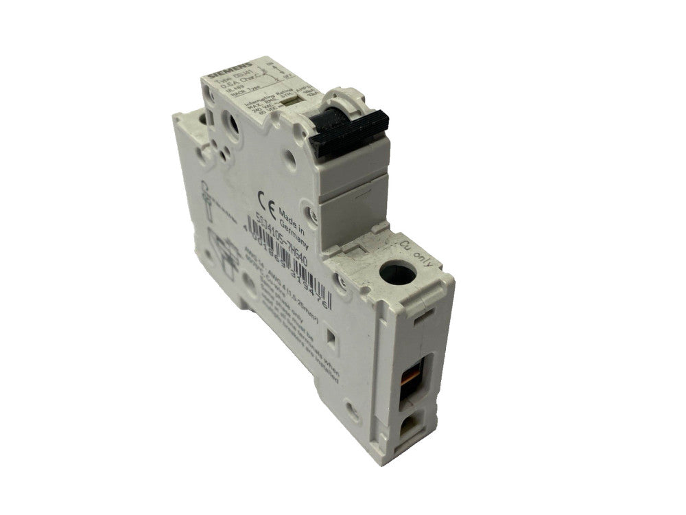 Siemens 5SJ4105-7HG40 Miniature Circuit Breaker 1-Pole 240V 0.5A