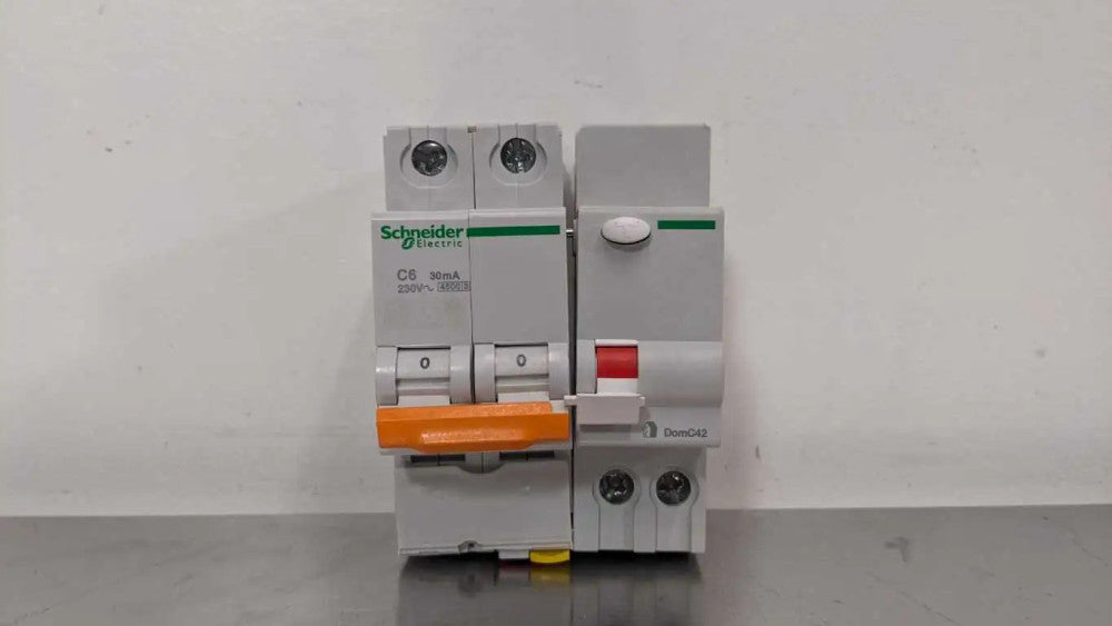 Schneider Electric DomC42 Differencial Miniature Circuit Breaker 6A C6 30mA