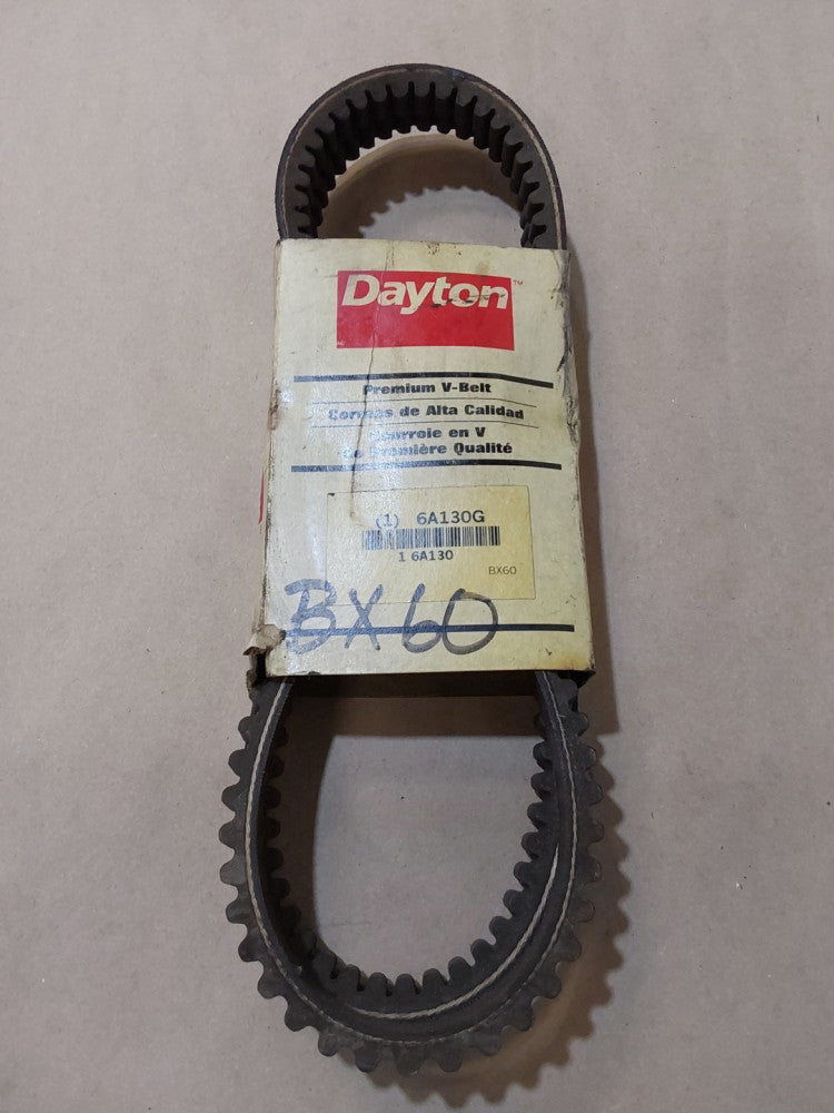 DAYTON PREMIUM V-BELT 6A130G BX60 NEW