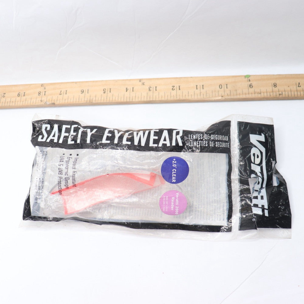 (1-Pair) Encon Safety Products Veratti Tuff Spec Clear Frame 1940 Series BFSG2