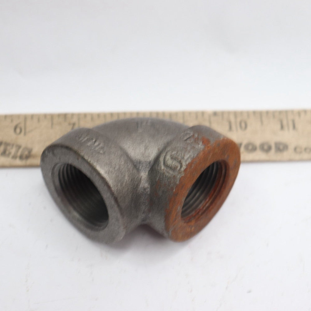 90-Deg Elbow Class 150 Malleable Iron 1" - Rusted