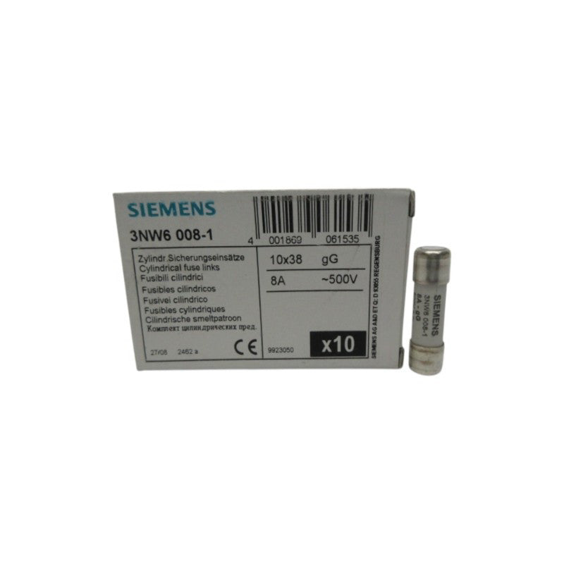 SIEMENS 3NW6008-1 500V 8A (PKG OF 10) NSMP