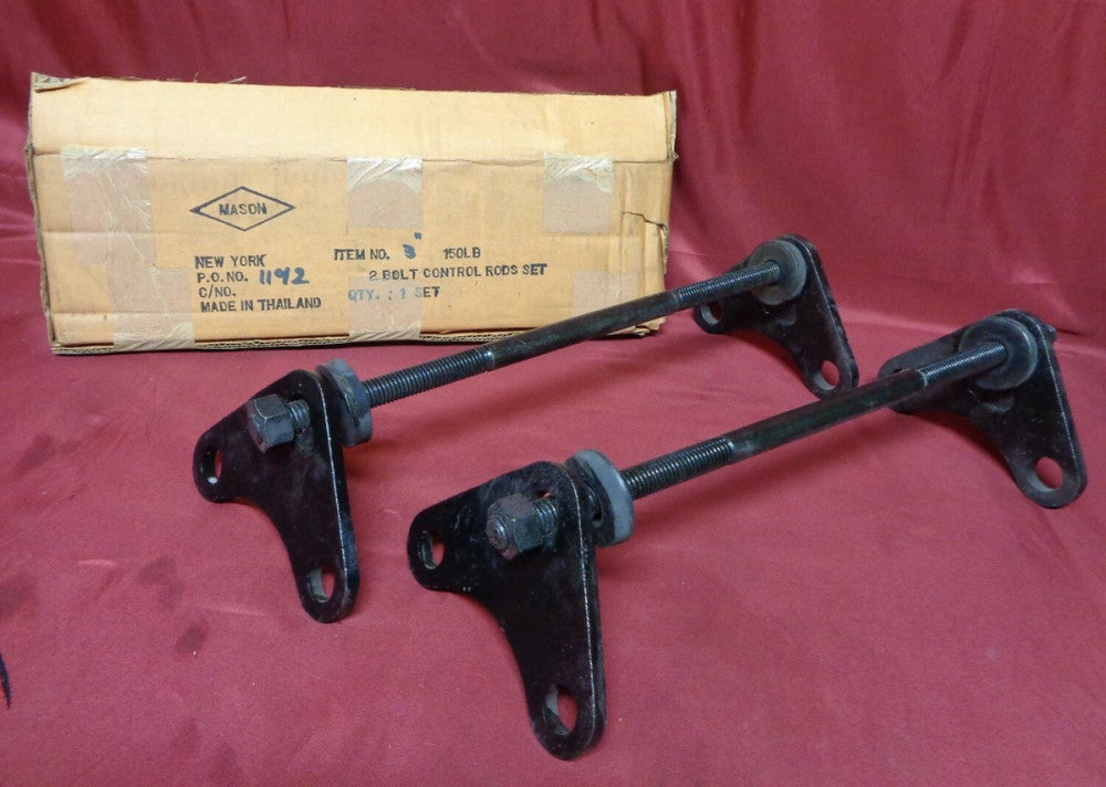 SET of Two (2) Mason 3" PIPE EXPANSION JOINT CONTROL BLACK ROD SET - NEW in BOX