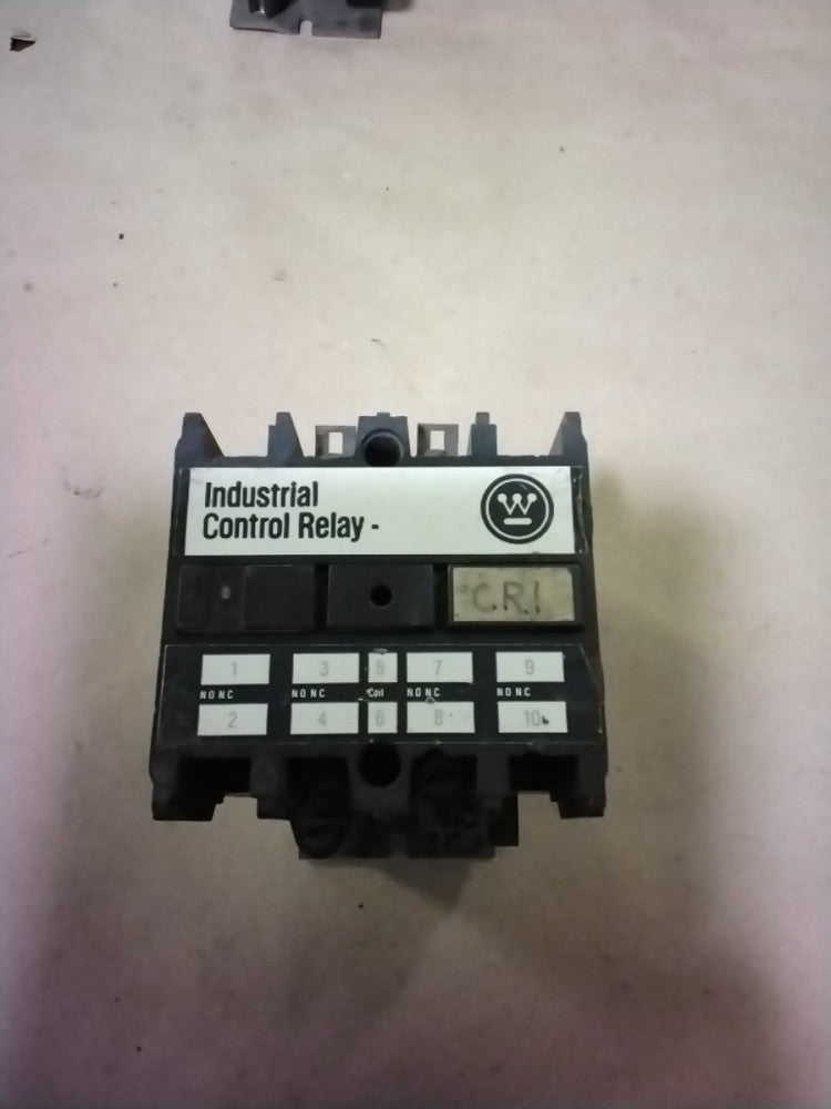 WESTINGHOUSE INDUSTRIAL CONTROL RELAY ARB420A 300 VOLTS 10AMPS STYLE 766A402G01