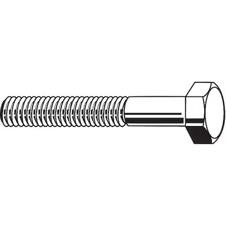 Zoro Select U01060.037.0325 Grade 5, 3/8"-24 Hex Head Cap Screw, Black Oxide