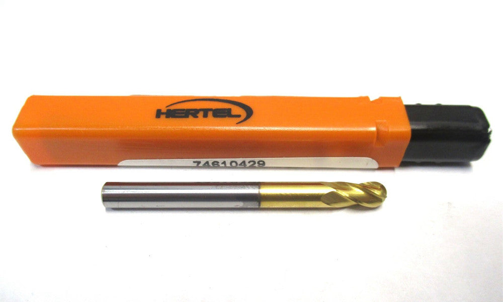 NEW (74610429) 3/16 x 3/16 x 3/8 x 2 4-Flute SE RH Carbide Square End Mill