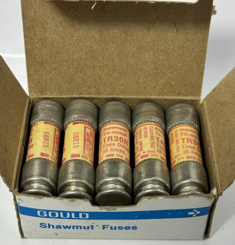 10pc MARS 82038 Gould Shawmut TR30R Class RK5 Time Delay FUSES 30A