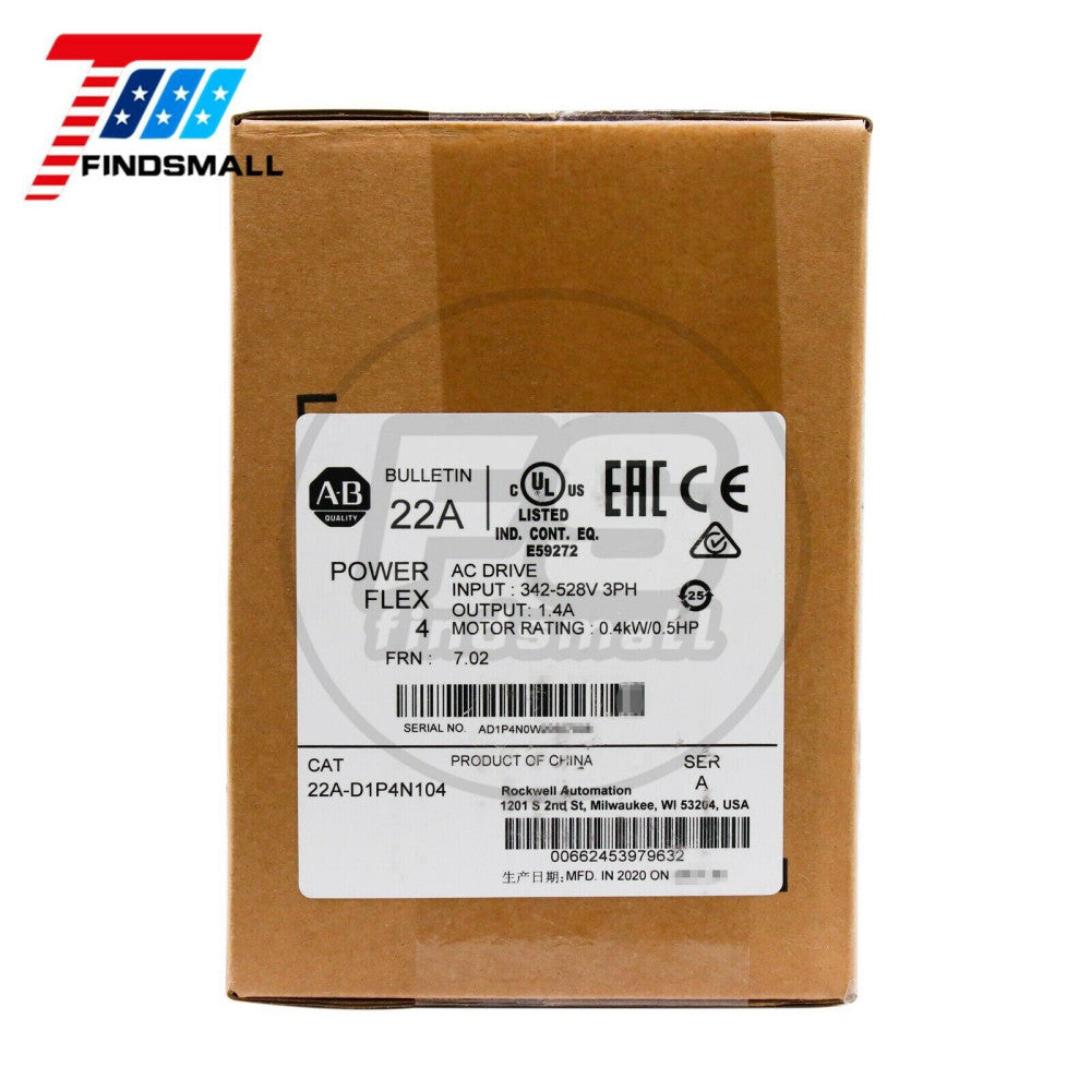 2022/23 US Ship New Sealed Allen Bradley 22A-D1P4N104 PowerFlex 0.5 HP AC Drive