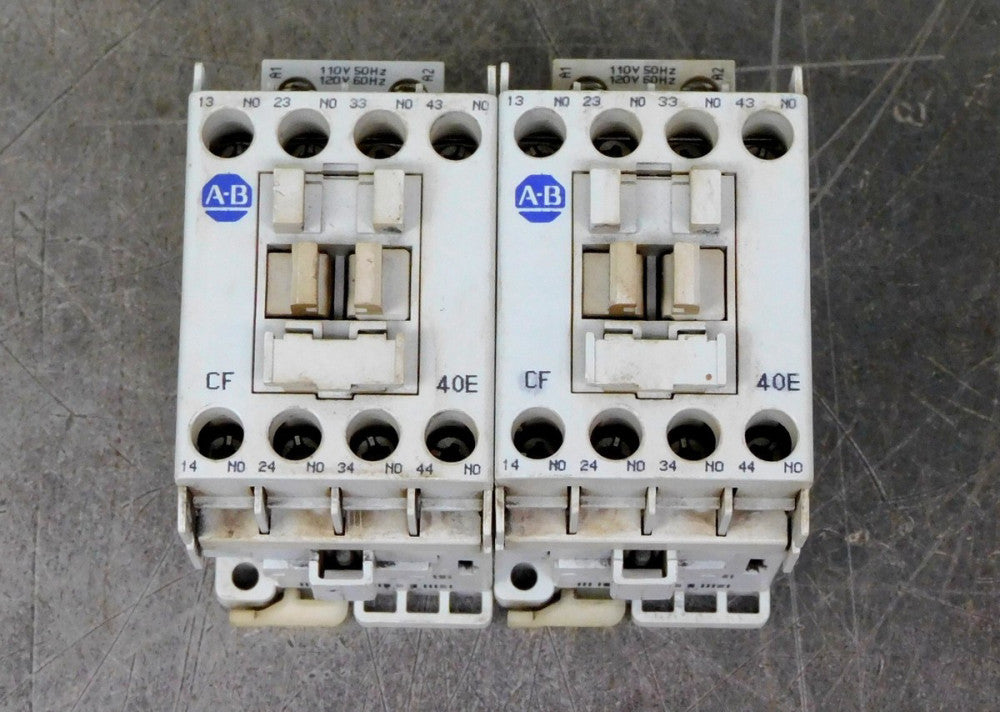 Allen Bradley 25A 3 Phase Control Relay Cat No 700-CF400* Ser A Lot of Two (2)