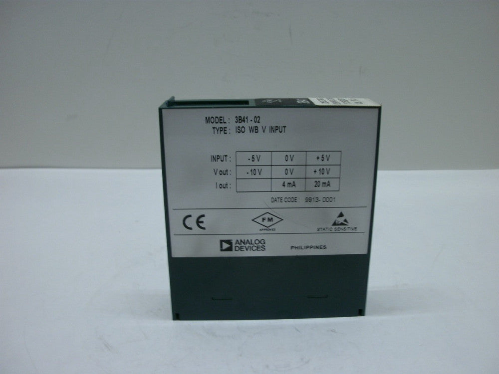 ANALOG DEVICES 3B41-02 ISOLATED WIDE BAND V INPUT MODULE ISO WB V INPUT