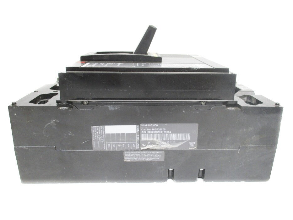 SQUARE D MGP26600 600A 600V (AS PICTURED) NUPI