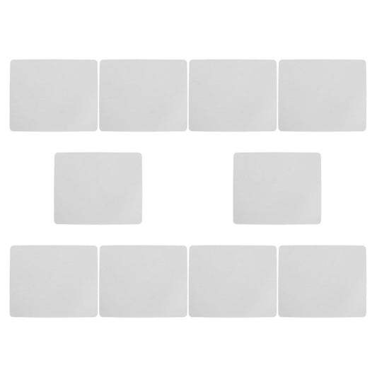 10 Pcs Mouse Pad Sublimation Gaming White Small Mousepad for Computer