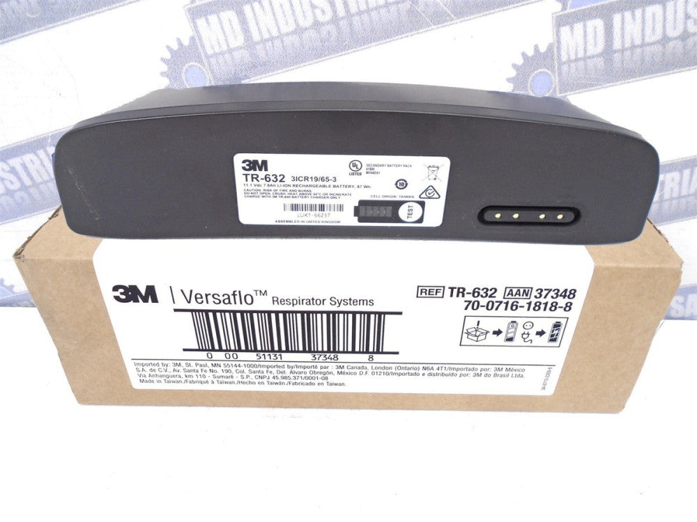 3M - TR-632 - Versaflo HIGH CAPACITY BATTERY for TR-600 Series PAPR (NEW in BOX)