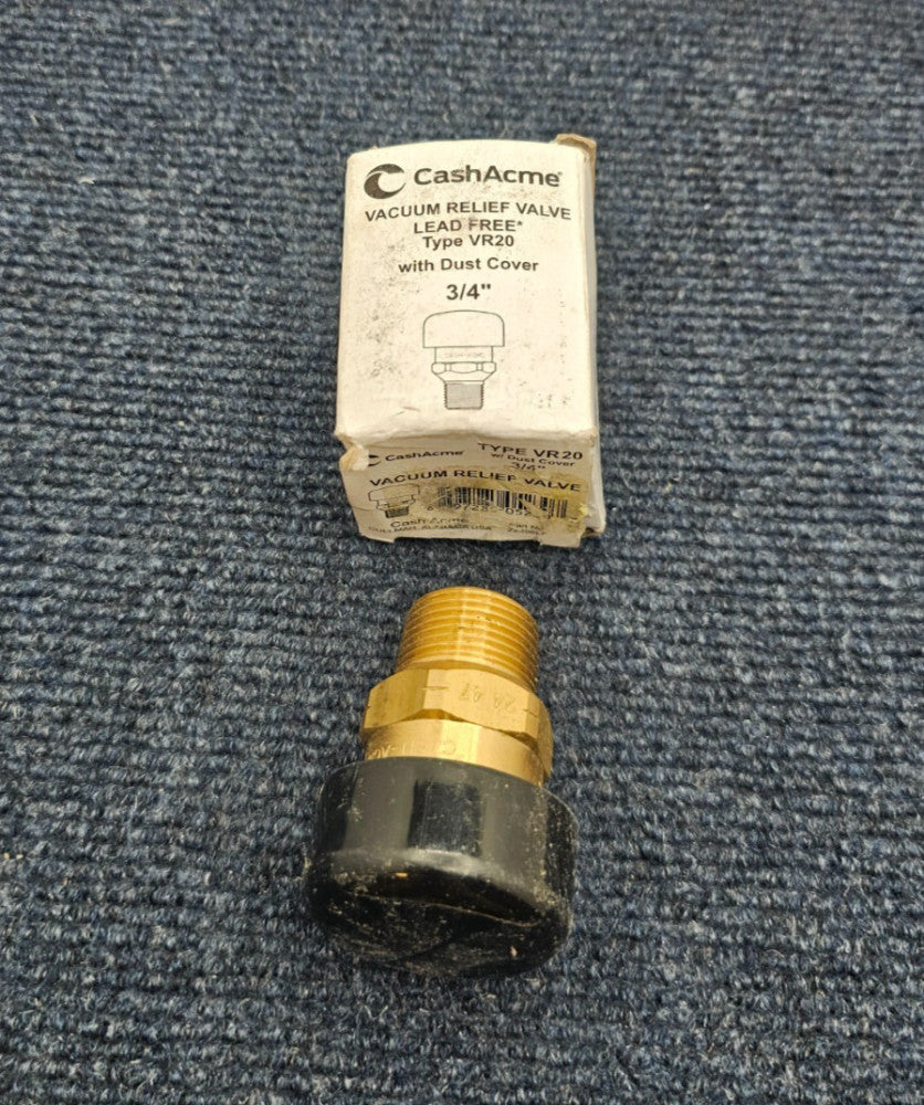 CashAcme Type VR20 / 22398LF: w/ Dust Cover 3/4" Vacuum Relief Valve