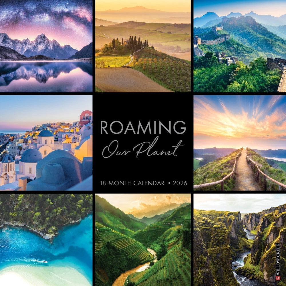 Roaming Our Planet  12" x 12" Wall Calendar (free shipping)