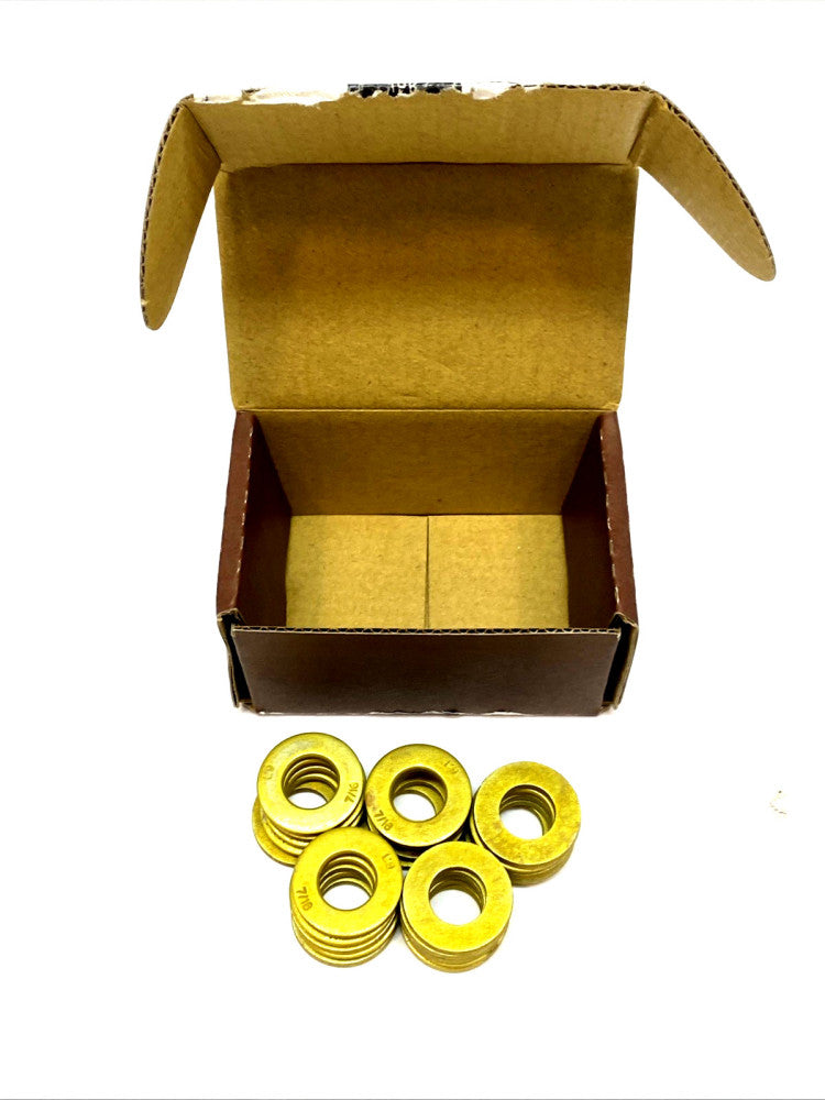 McmasterCarr 90850A250 Tension Flat Washers 7/16" SAE Zinc Yellow CR-3 PKG OF 25