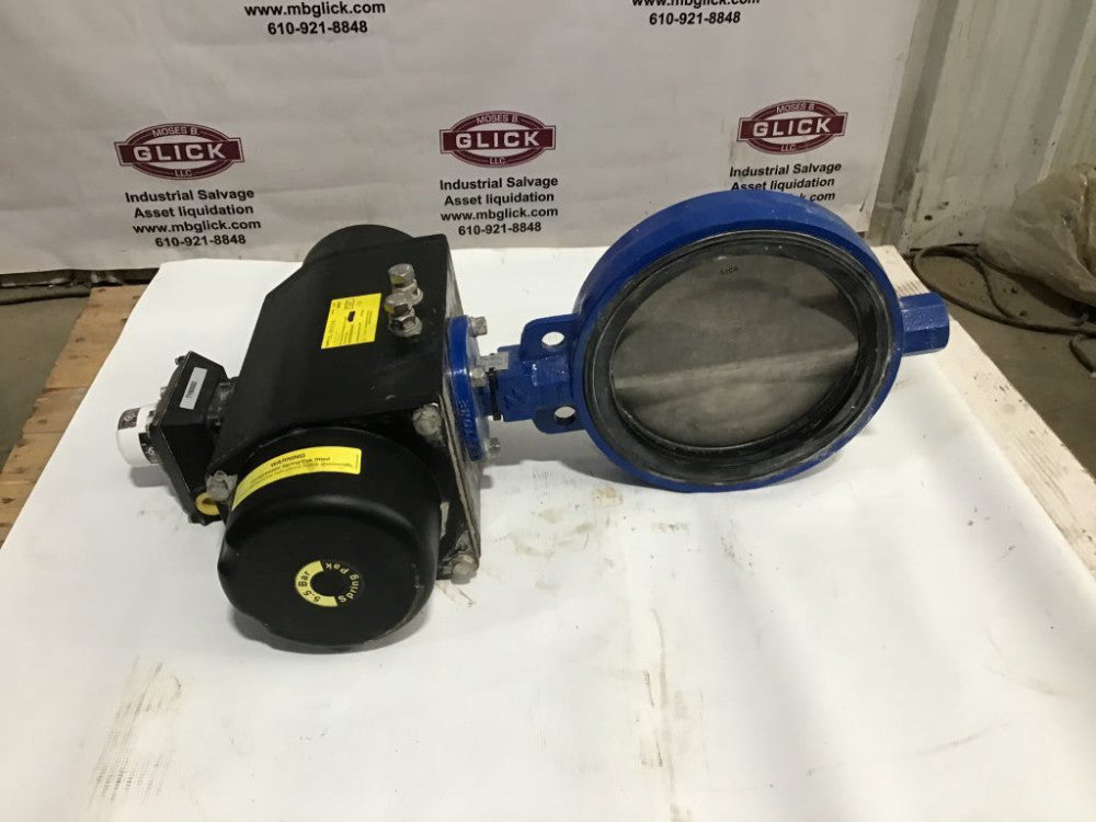 Pentair Keystone 10" AR1 Butterfly valve Wafer w/ F79U065 Actuator