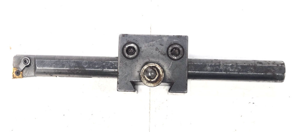 ALORIS BXA 4 BORING BAR HOLDER AND BORING BAR 1” SHANK DIAMETER 12” OAL