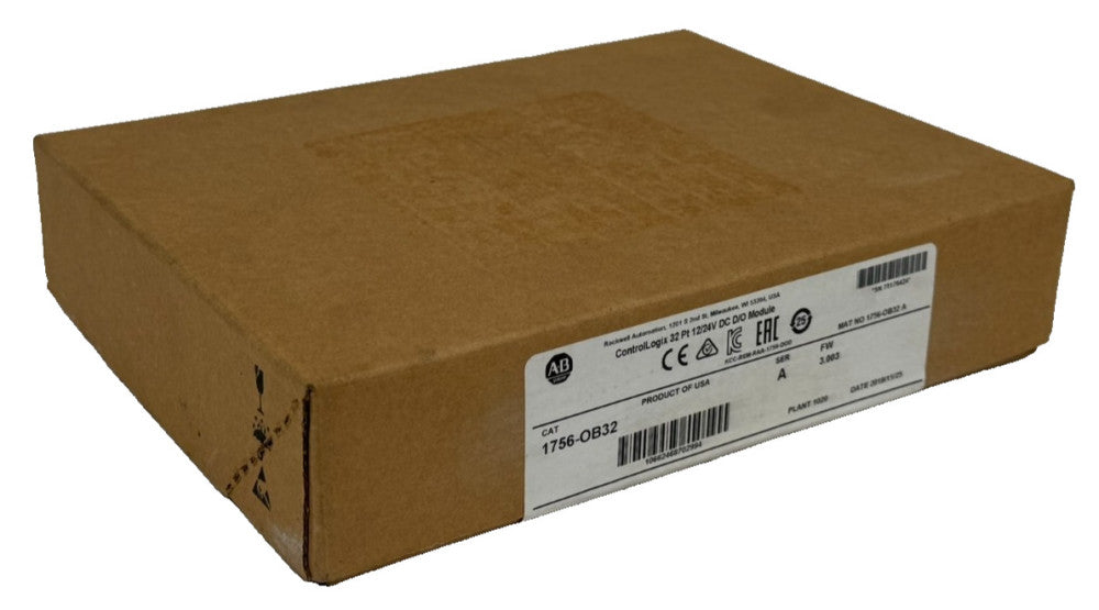 NEW SEALED ALLEN BRADLEY 1756-OB32 CONTROLLOGIX OUTPUT MODULE SER. A F/W: 3.003