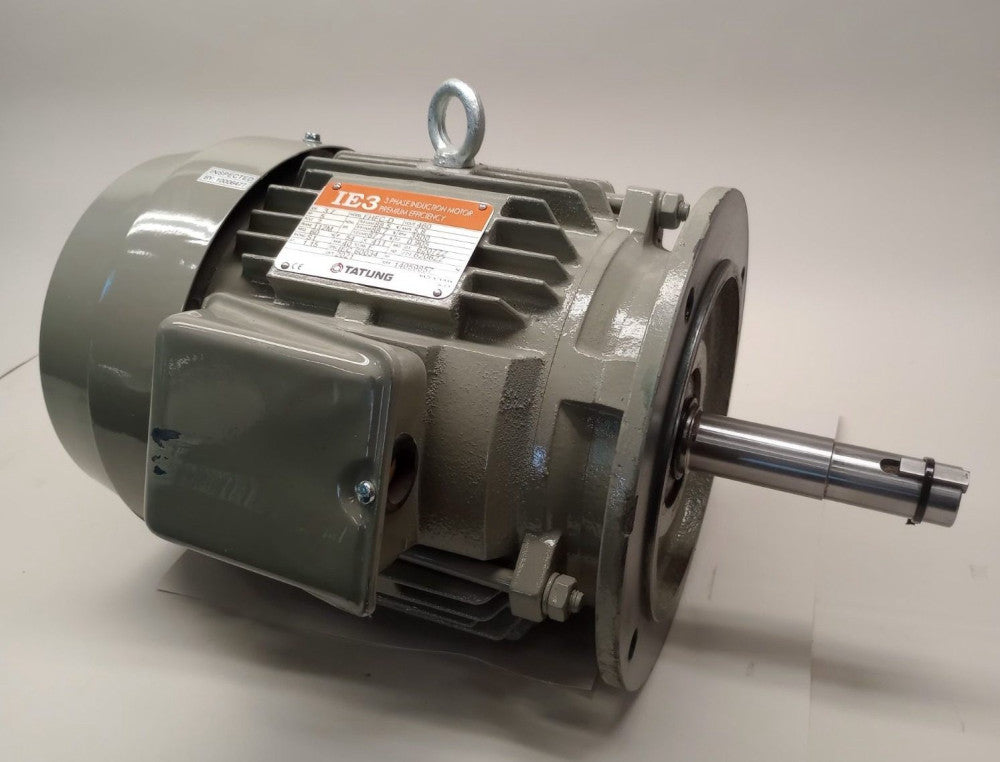 Tatung FHFC-D Electric Motor 3ph 5hp 3.7kW 3500rpm 460V 60hz 112M