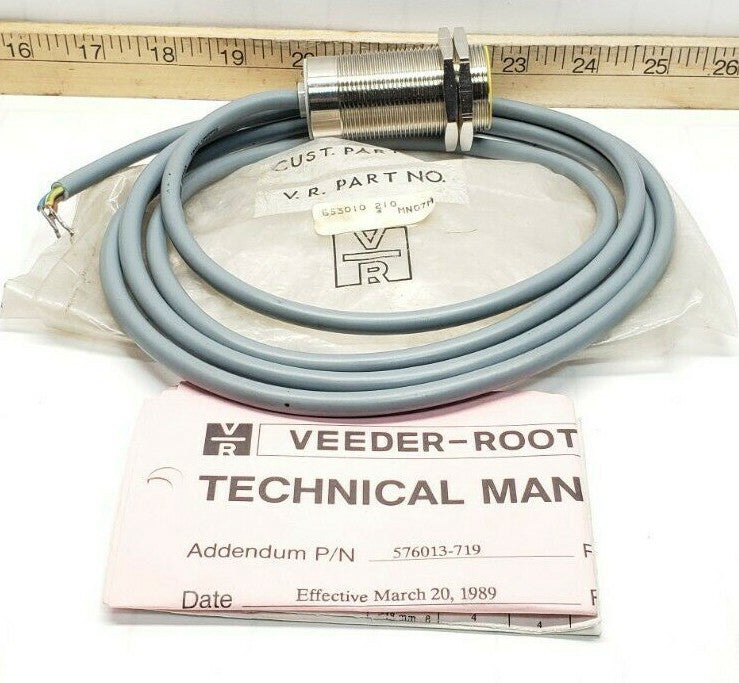 New Veeder Root Inductive Proximity Sensor Switch 250 VAC 30mm  653010-210
