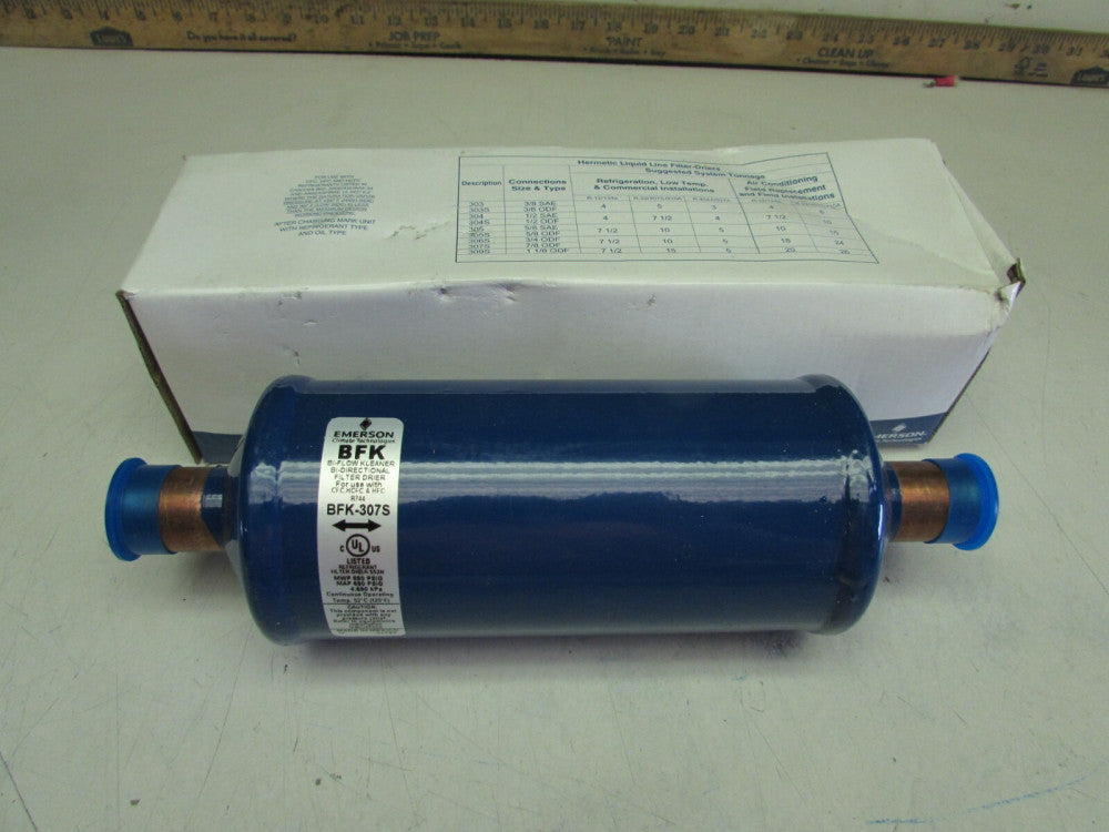  EMERSON BFK-307S HEAT PUMP FILTER DRIER 7/8"ODF SOLDER NEW IN THE BOX M/OFFER
