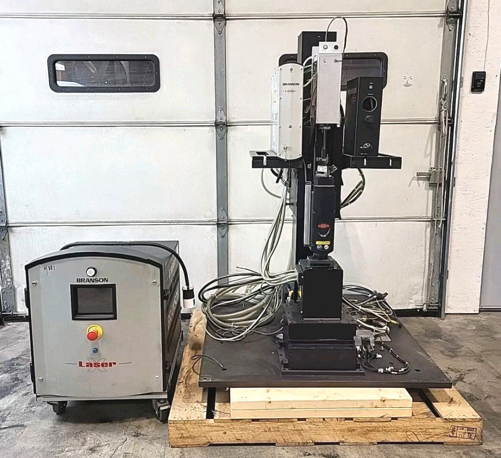 Branson 3G Laser Plastic Welder w/ Emerson Radiance Laser Bank & 2000X Remote