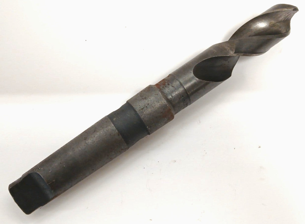 1-1/8 GEORGE WHALLEY 92  MORSE TAPER SHANK DRILL BIT MT4 HS 2 FLUTE OAL 9-7/8"