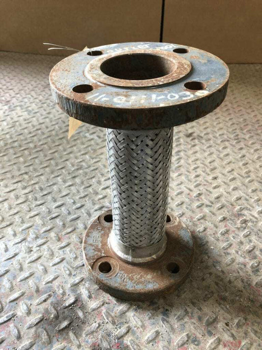 2.5" X 12" Flanged Braided Stainless Steel Flexible Hose